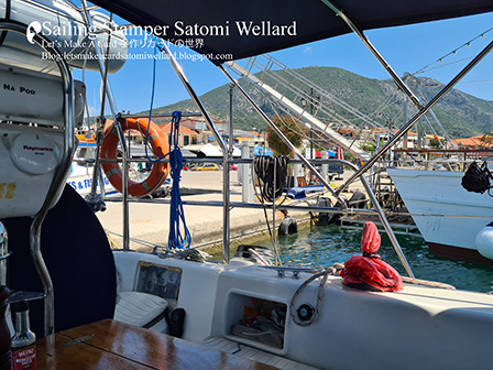 Life on Sailing Boat SATOMI in Greece  by Sailing Stamper Satomi Wellardギリシアでの船上生活レポ