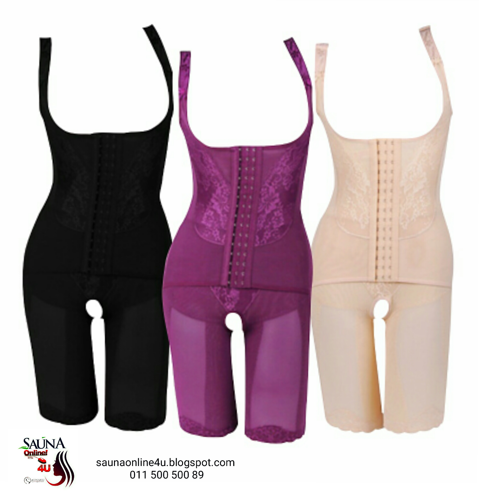 BEST SLIMMING FULL BODY SHAPEWEAR BODYSUIT SAUNAKU MALAYSIA