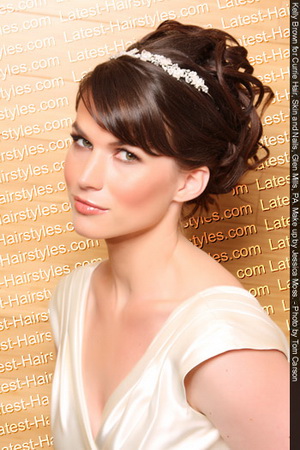 bridal updos hairstyle From many people attending a wedding reception
