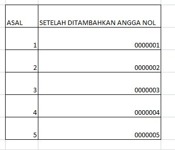 Angka Nol "0" Sebelum Angka Lain di Microsoft Excel | Anakciremai