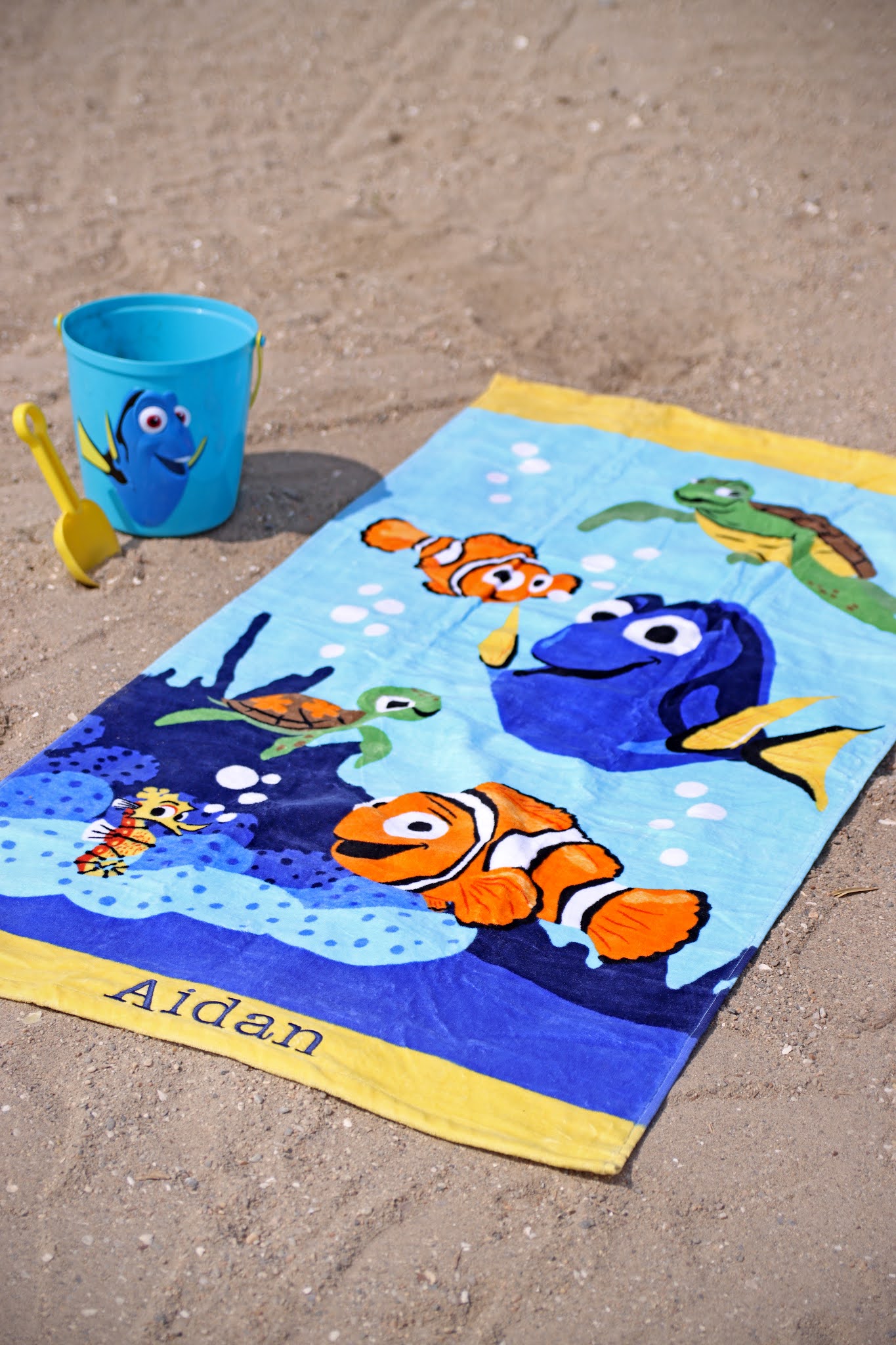 Dan the Pixar Fan Finding Nemo Personalized Beach Towel (Pottery Barn