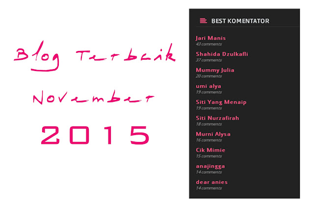 blog terbaik november 2015, blog malaysia terbaik, best malaysia blogger,