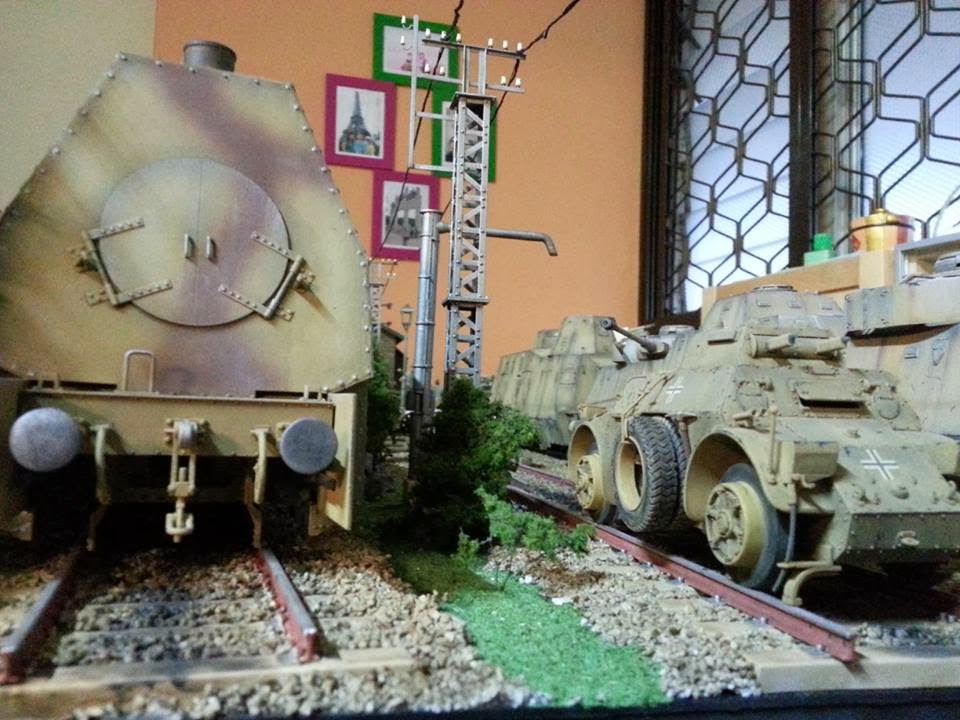 Kitter's Scale Models: 1/35 German Armoured Train Depot Diorama