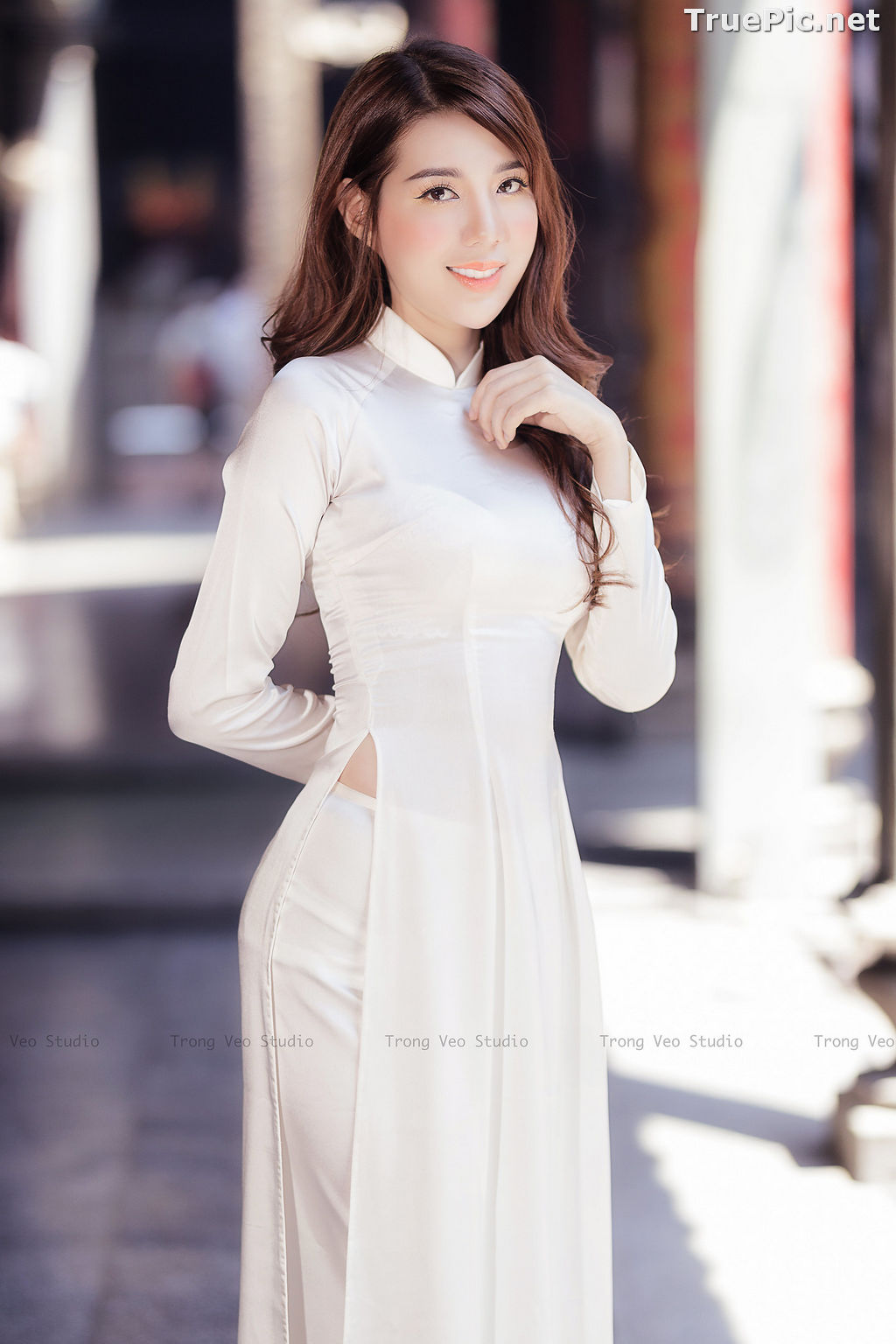 Image The Beauty of Vietnamese Girls with Traditional Dress (Ao Dai) #3 - TruePic.net - Picture-77