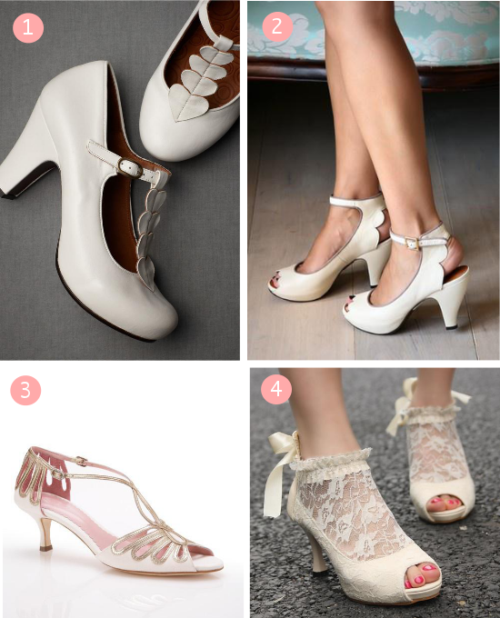 scarpe da sposa vintage online