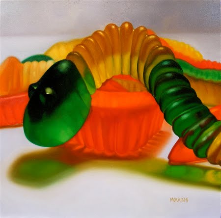 Margaret Morrison Paintings gummy worms