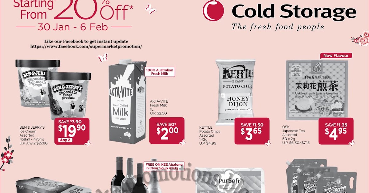 Cold Storage Weekly Promotion 30 January 06 February 2020