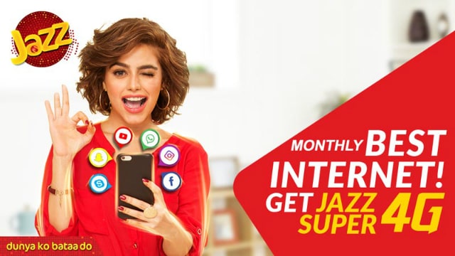 Jazz Internet Packages 3G/4G - Daily, Weekly & Monthly Net Packages 2019