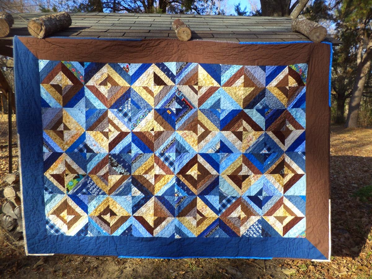 Kat & Cat Quilts The First Scrappy Strings Quilt