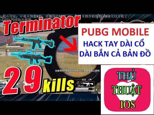 PUBG Mobile | Hack tay dài cổ dài như Luffy bắn xuyên ...