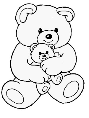 Teddy Bear Coloring Pages 