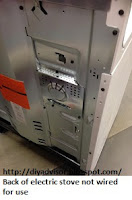 The power panel area is covered by a metal protective plate 