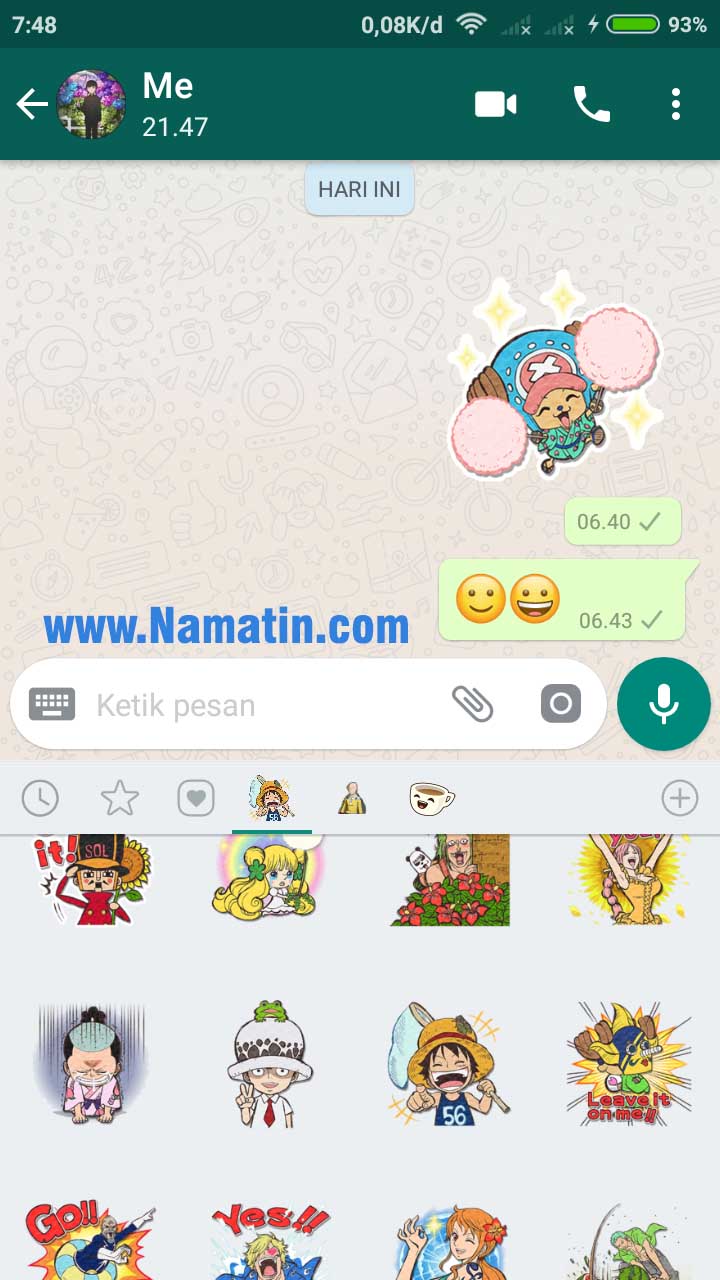 Ftmsig Stiker One Piece Whatsapp