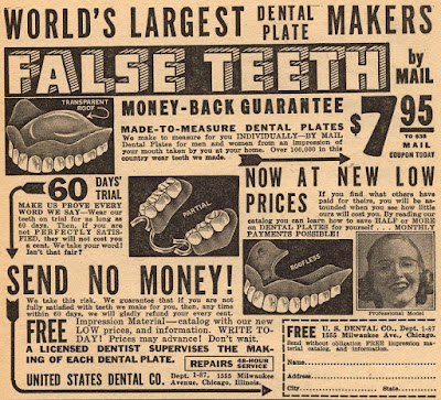 False Teeth by Mail