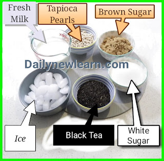 How to make bubble / Boba milk Tapioca pearls tea at home