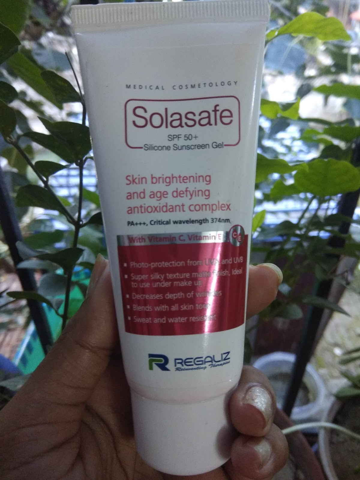 SILICONE SUNSCREEN GEL