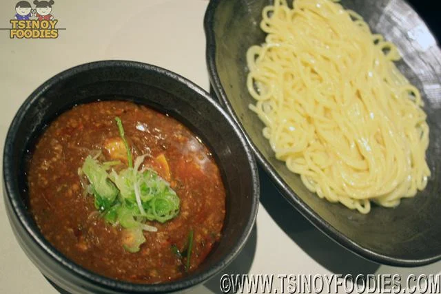 spicy mabo tofu with pork tsukemen