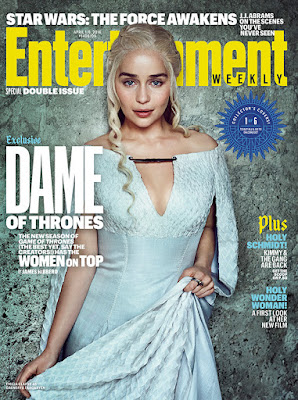 Game of Thrones Season 6 Emilia Clarke as Daenerys EW Cover