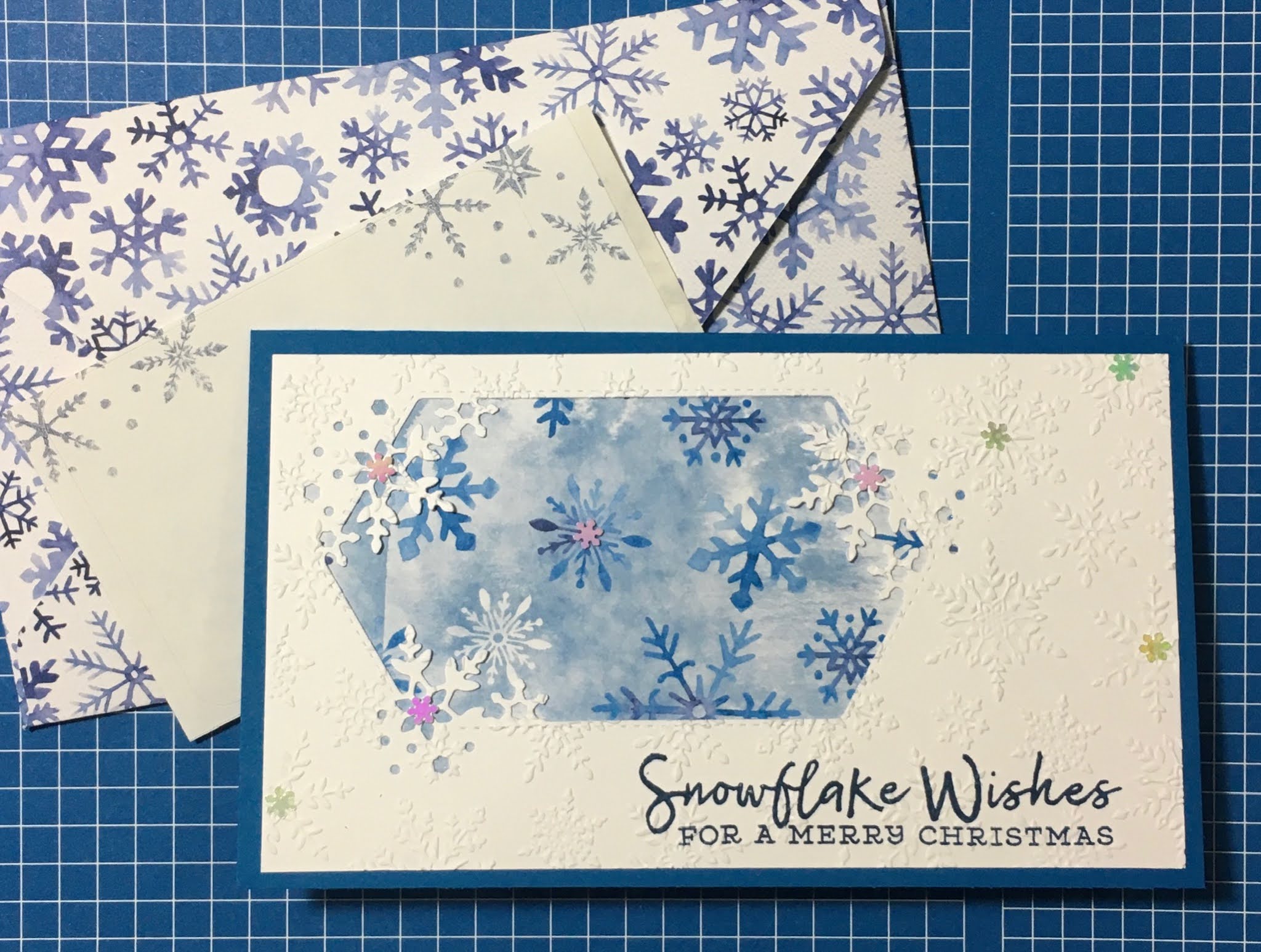 Cathy's Craft Room Winter Mini Slimline Card