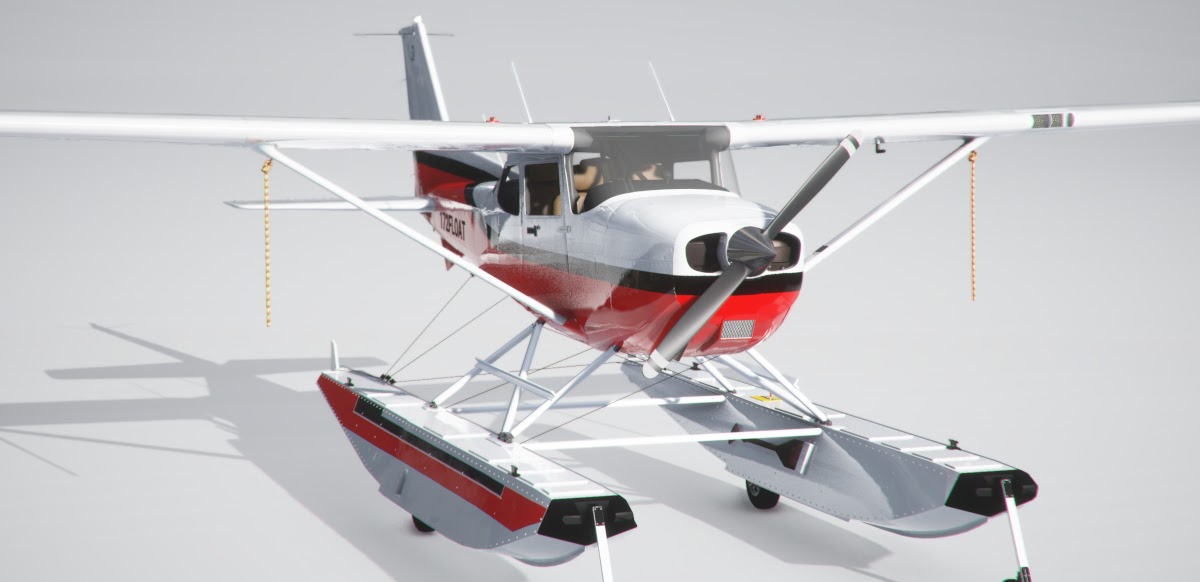 Update! MSFS2020 - Cessna 172 Amphibian Freeware Aircraft - V.1.5.0
