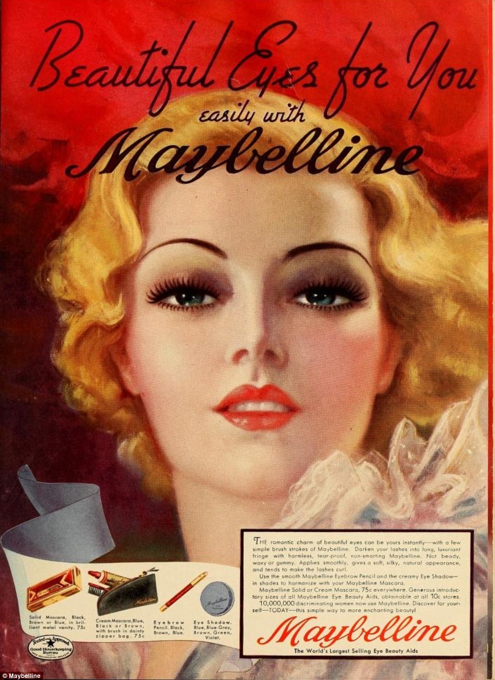Katie Griffiths AS Photography Maybelline Advertising Through The Years