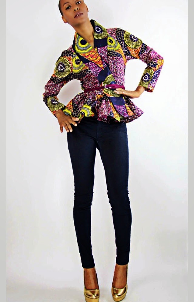 Collective African Designs: African Print Jacket