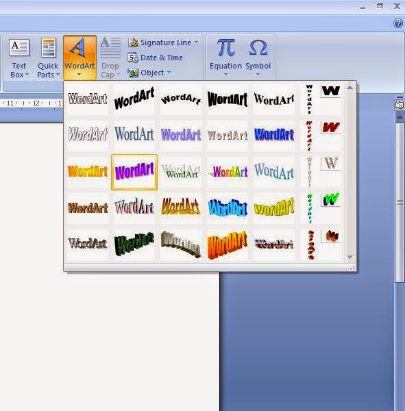 Cara Membuat Tulisan Keren Pada Ms.Office Word