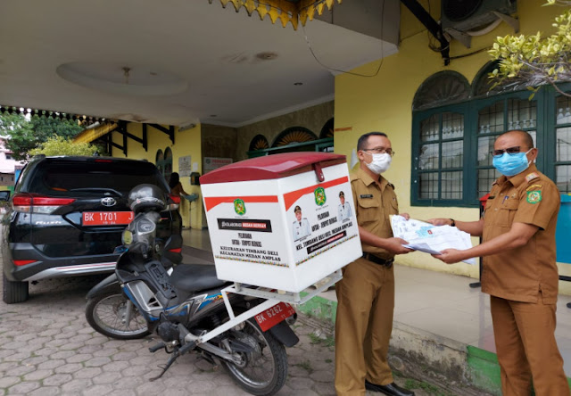 Kelurahan Timbang Deli Medan Amplas Luncurkan Layanan Antar Jemput Berkas 'Delivery Archive'