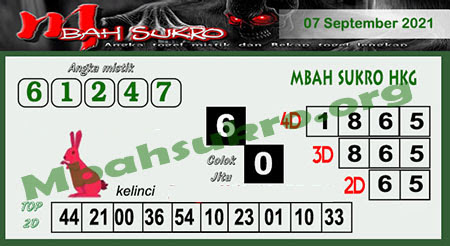 Mbah Sukro Hk Selasa 07 September 2021 Hk Jitu Mbahsukro Org