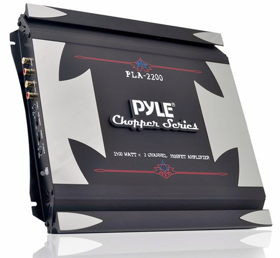 Pyle Pla2200 2 Channel Mosfet Power Car Audio Amplifier 1400 Watt Spl