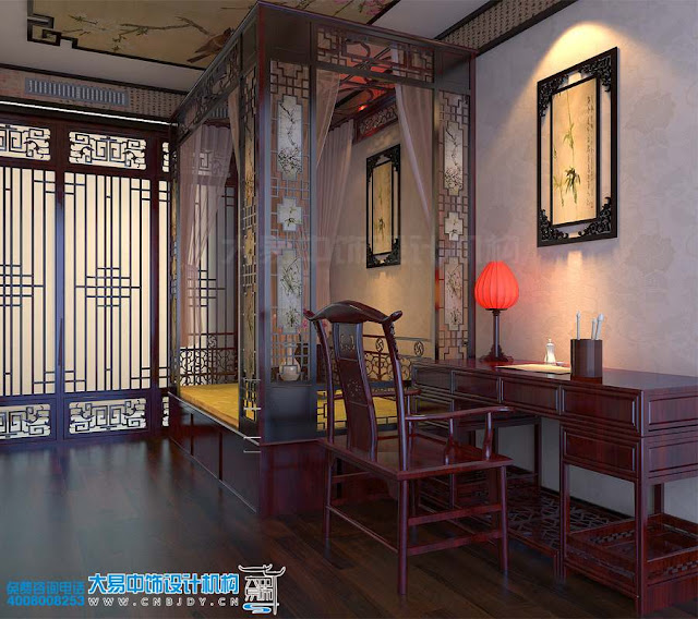中国伝統建築で見る豪華絢爛な書斎、ベッドルームと風呂トイレ,See gorgeous study, bedroom and bath/toilet in Chinese traditional architecture,一起看中国传统建筑中豪华奢侈的书房卧室和卫生间