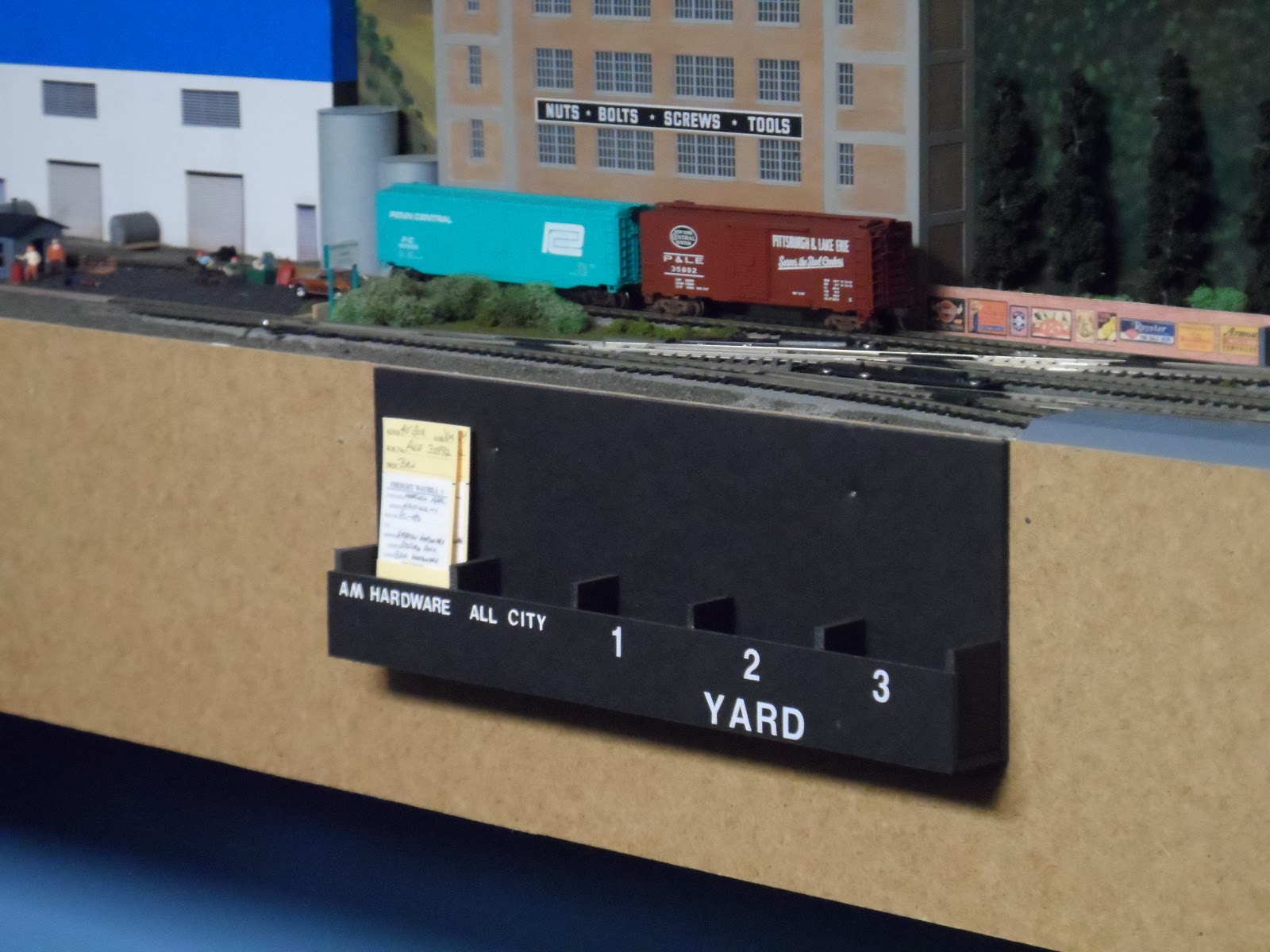 New York Central Train Layout Car Cards & Waybills on the N.Y.C.T.L