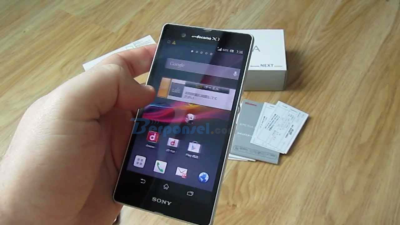 Harga dan Spesifikasi Sony Xperia Z Docomo (SO-02E
