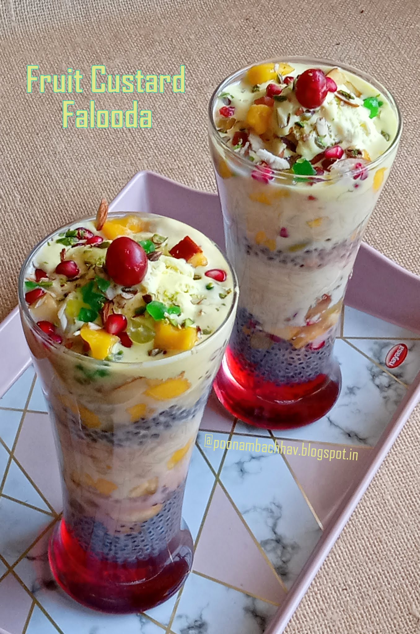 Annapurna Fruit Custard Falooda