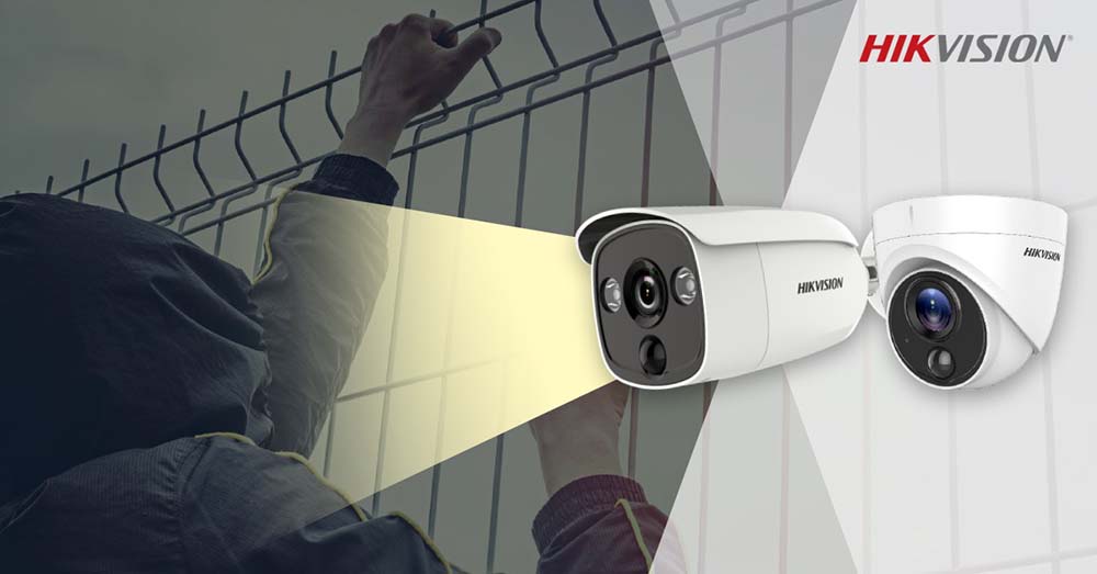 How to adjust the LED floodlight settings on Hikvision camera