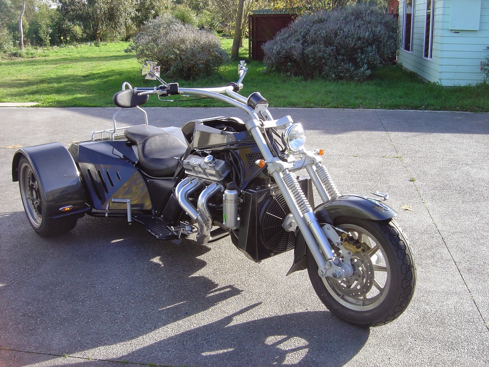 Custom and Chopper Motorcycles and Parts Holden V6 Trike Build