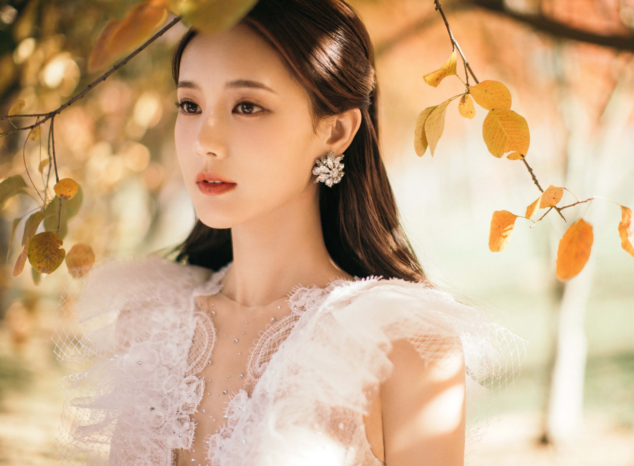Li Yitong poses for Double Eleven Night 