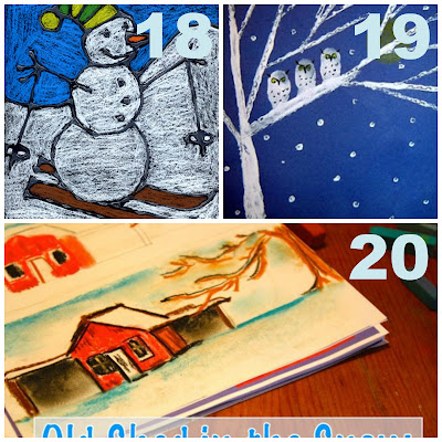 20 Winter Art Projects for Kids {The Unlikely Homeschool}