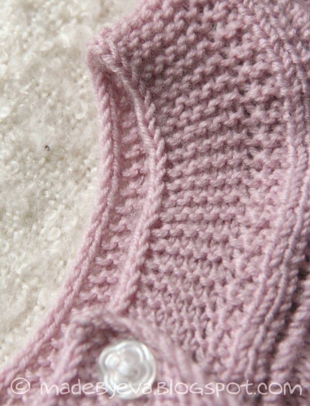 Made by Eva: Short-sleeved pink toddler jacket