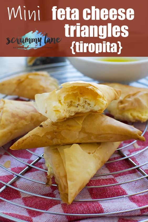 MINI FETA CHEESE TRIANGLES Special Recipe