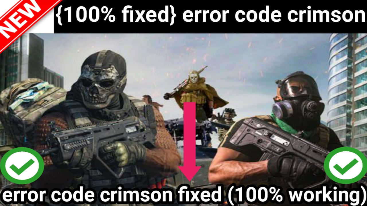 {100 fixed} error code crimsonCold war zombies error code Crimson