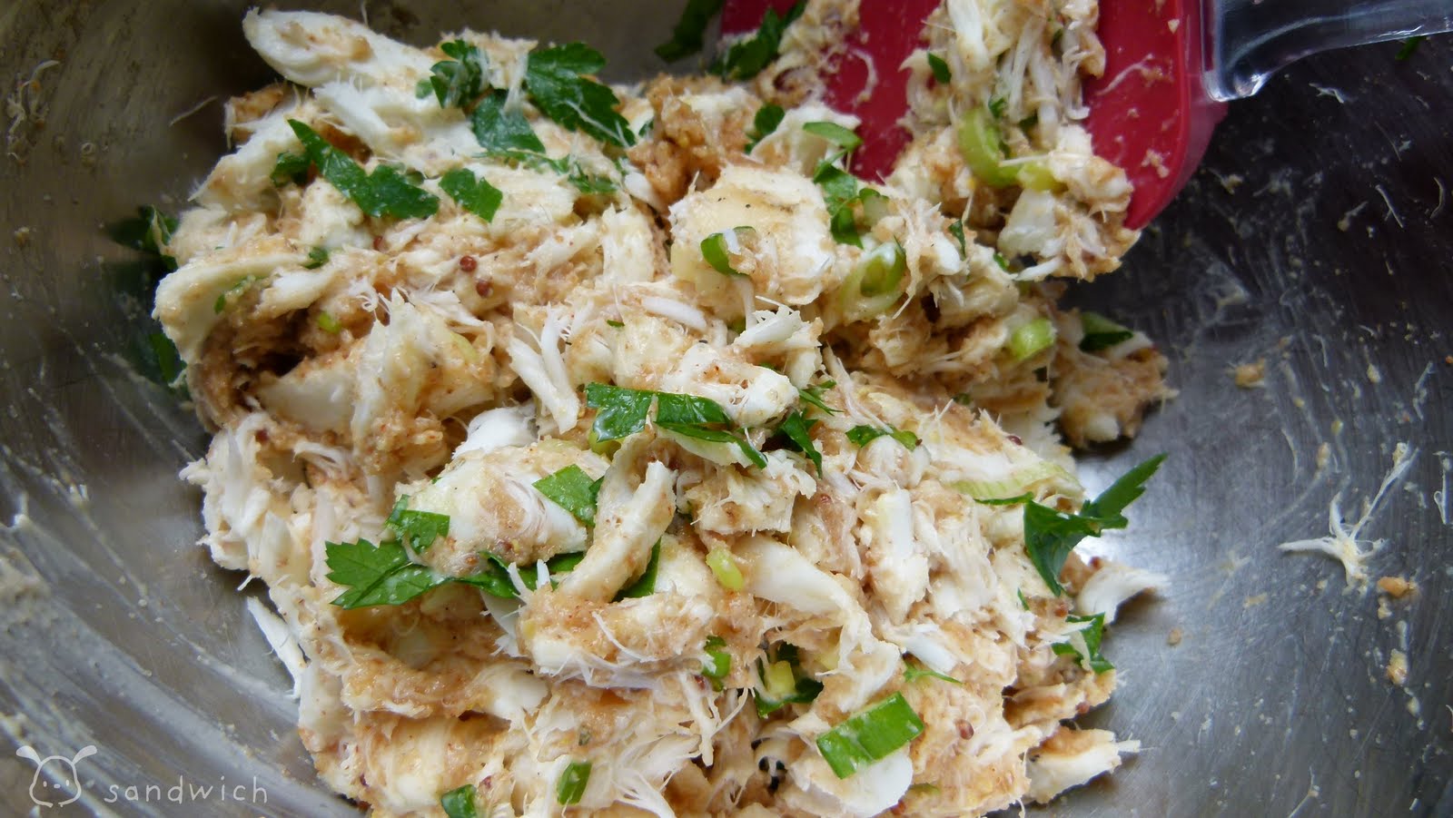 Oscar's Sandwich Halibut Croquettes with Basil & Roasted Red Pepper Sauce