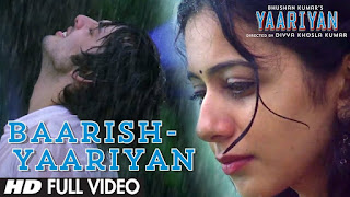 Baarish Lyrics in Hindi from Yaariyan