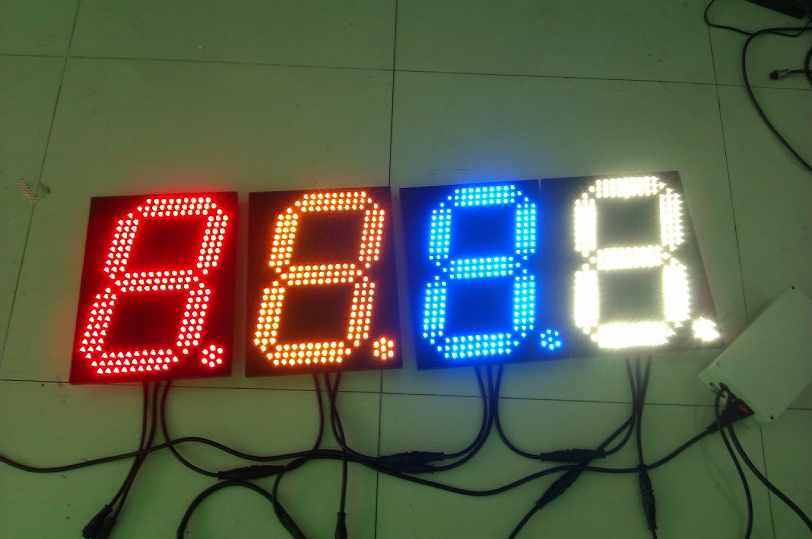 PetroLed 7 Segment Led Digit, Outdoor Price Sign, Led Number Display Board