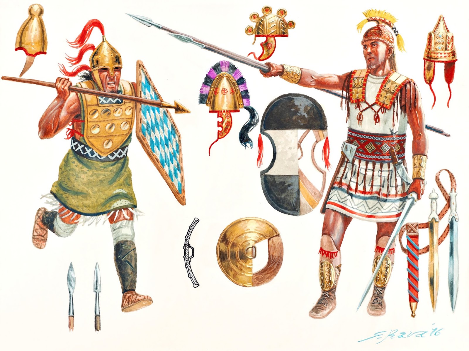imágeneshistóricas.blogspot.es Early Iron Age Greek Warrior 1100700 BC