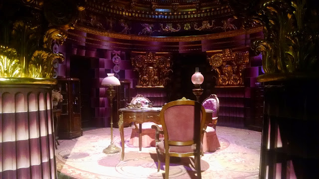 Dolores Umbridge's Office from the Harry Potter Set, on display at the Warner Bros. London Studio