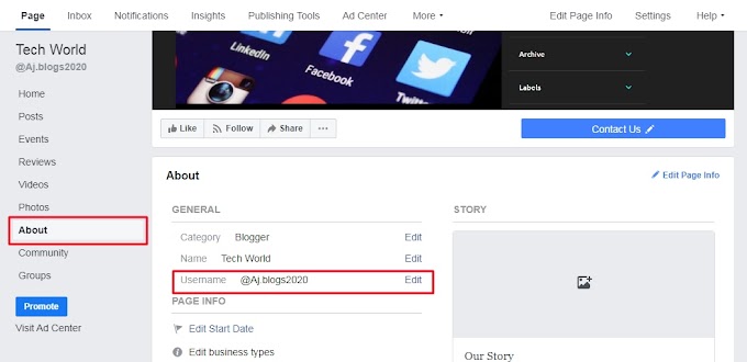 How to change Facebook page name and URL latest update