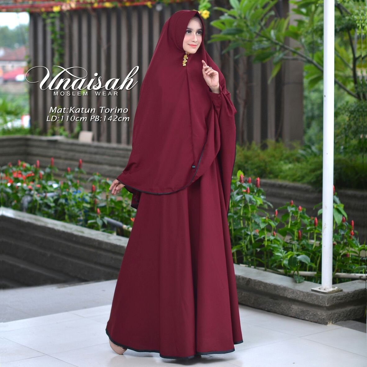 Gamis set khimar by Unaisah