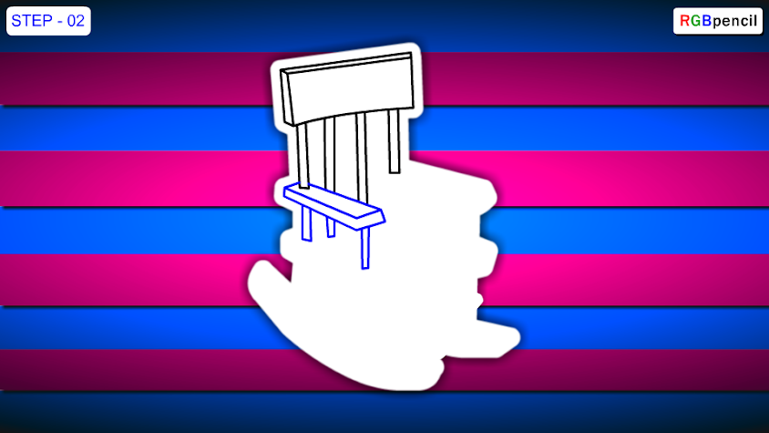 How To Draw A Rocking Chair Rocking Chair Linear Line Hand