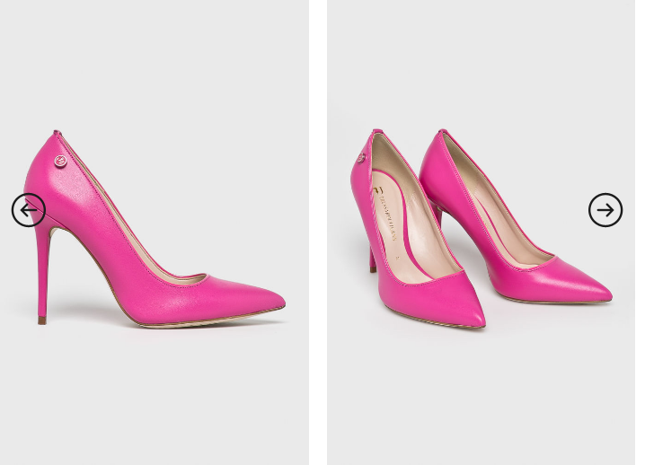 Trussardi Jeans - Pantofi cu toc eleganti fucsia Trussardi Jeans - Pantofi cu toc eleganti fucsia
